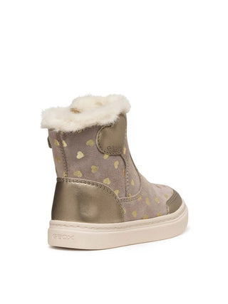 GIRLS' ANKLE BOOTS - GEOX BEIGE - B563HB 0BSNF 4