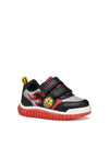CHILDREN'S SNEAKERS - GEOX BLACK-RED - B565ZA 0BC14 3