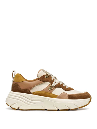 WOMEN'S SNEAKERS - GEOX MUD-BEIGE - D36UFE 022BC