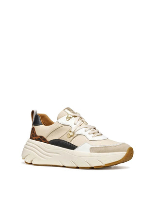 WOMEN'S SNEAKERS - GEOX BEIGE-COGNAC - D36UFE 05485 2