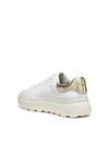 WOMEN'S SNEAKERS - GEOX WHITE-GOLD - D45TCD 085BN 3