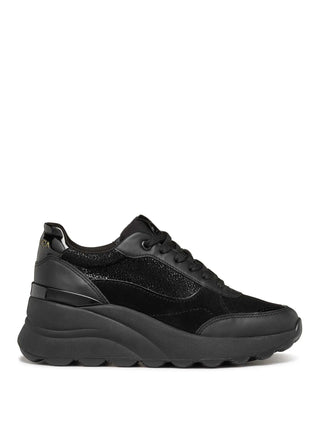 WOMEN'S SNEAKERS - GEOX BLACK - D45WAA 0JS85