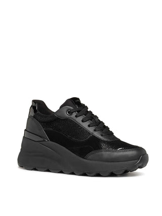 WOMEN'S SNEAKERS - GEOX BLACK - D45WAA 0JS85 2