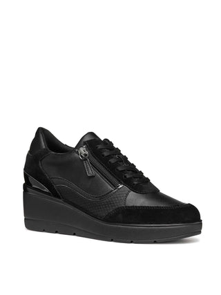 WOMEN'S SNEAKERS - GEOX BLACK - D46RAA 05422 2