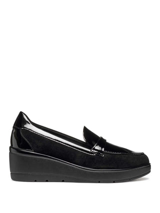 WOMEN'S LOAFER - GEOX BLACK - D46RAB 02202
