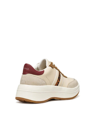 WOMEN'S SNEAKERS - GEOX BEIGE-TAUPE - D56WTA 0BC22 4