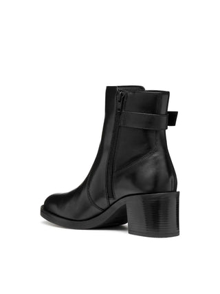 WOMEN'S ANKLE BOOTS - GEOX BLACK - D56XXA 00043 3
