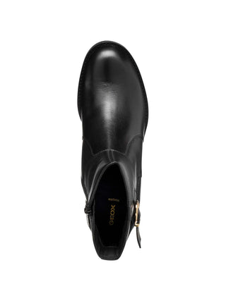 WOMEN'S ANKLE BOOTS - GEOX BLACK - D56XXA 00043 5