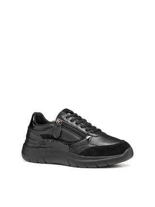 WOMEN'S SNEAKERS - GEOX BLACK - D56YNE 05402 2