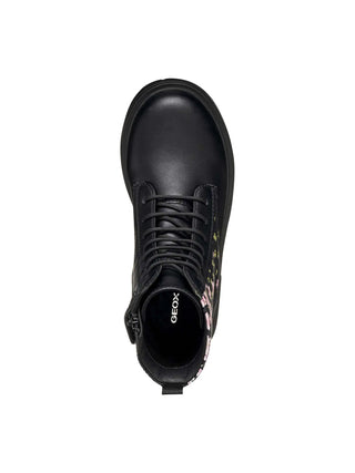 GIRL'S AMPHIBIAN BOOT - GEOX BLACK-PINK - J049QD 00454 5