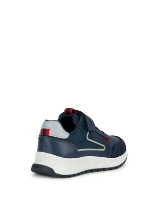 BOY'S SNEAKERS - GEOX NAVY-RED - J36GMA 054FU 4