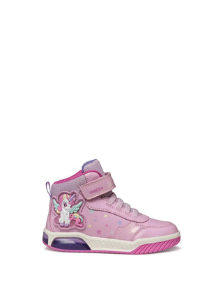 GIRL'S SNEAKERS - GEOX PINK-MULTI - J56ASA 0BCKC