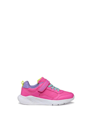 GIRL'S SNEAKERS - GEOX FUXIA-LILAC - J56FWA 0BC14