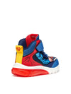 BOY'S SNEAKERS - GEOX BLUE-RED - J56LBF 0BC14 5