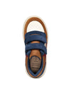 BOY'S SNEAKERS - GEOX IVORY-BROWN - J56LDA 05422 5