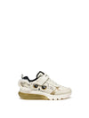 BOY'S SNEAKERS - GEOX IVORY-PLATINUM - J56LPA 0BCKN 1