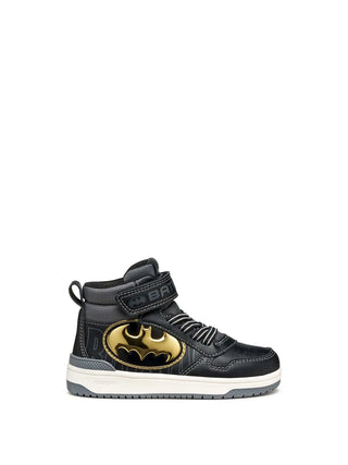 BOY'S SNEAKERS - GEOX BLACK-GOLD - J56LQG 05411