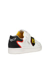 BOY'S SNEAKERS - GEOX WHITE-BLACK - J56LSB 000BC 4