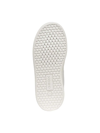 BOY'S SNEAKERS - GEOX WHITE-BLACK - J56LSB 000BC 6