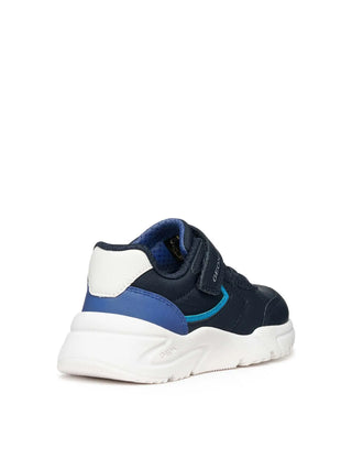BOY'S SNEAKERS - GEOX NAVY-ROYAL - J56MQC 05411 4