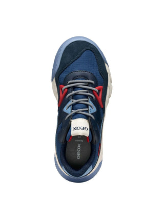 BOY'S SNEAKERS - GEOX BLUE-NAVY - J56NMA 0FU54 5
