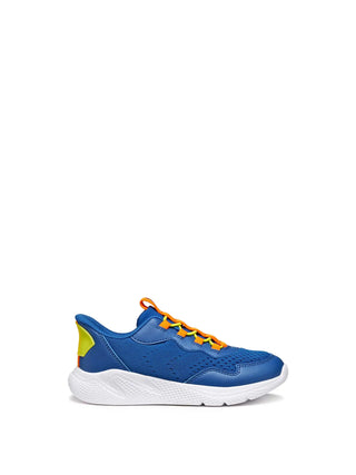 BOY'S SNEAKERS - GEOX BLUE-ORANGE - J56NQC 01454