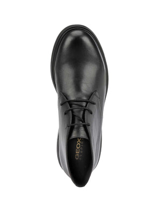 MEN'S POLISHED BOOTS - GEOX BLACK - U16DCB 00043 5