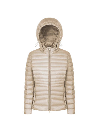 WOMEN'S DOWN JACKET - GEOX BEIGE - W5625B T3267