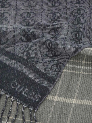 MEN'S SCARF - GUESS BLACK-GREY - AM9432 POL03 2