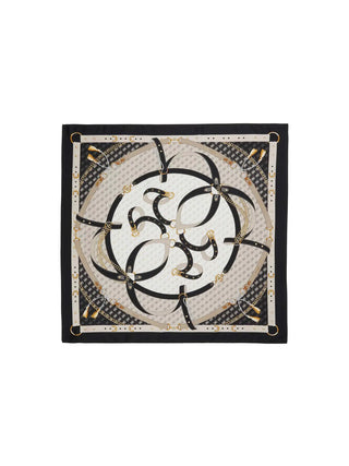 WOMEN'S SCARF - GUESS BLACK - AW5343 POL03