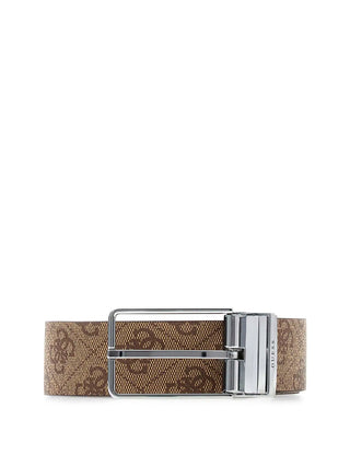 MEN'S BELT - GUESS BEIGE-BROWN - BMAGLO P5235
