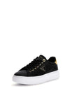WOMEN'S SNEAKERS - GUESS BLACK-GOLD - FLJD12 LEA12 2