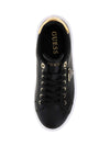 WOMEN'S SNEAKERS - GUESS BLACK-GOLD - FLJD12 LEA12 4