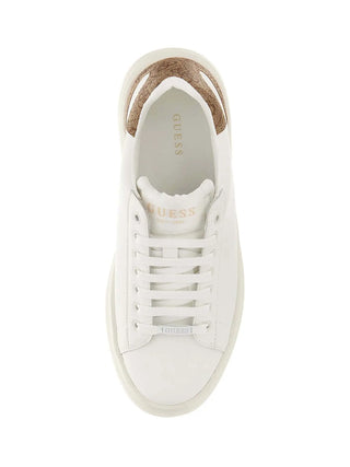 WOMEN'S SNEAKERS - GUESS WHITE-BEIGE - FLJELB FAL12 4