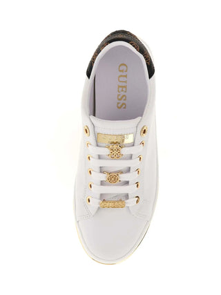 WOMEN'S SNEAKERS - GUESS WHITE - FLPSTA ELE12 2