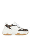 WOMEN'S SNEAKERS - GUESS WHITE-BROWN - FLTHPY FAL12 1