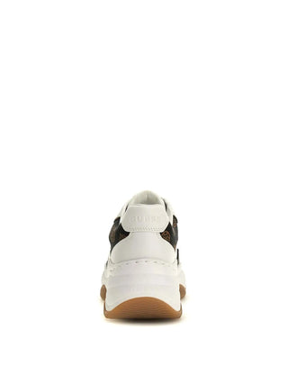 WOMEN'S SNEAKERS - GUESS WHITE-BROWN - FLTHPY FAL12 3