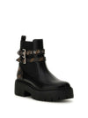 WOMEN'S ANKLE BOOTS - GUESS BLACK-BROWN - FLTSDR FAL10 1