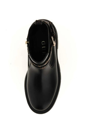 WOMEN'S ANKLE BOOTS - GUESS BLACK-BROWN - FLTSDR FAL10 2