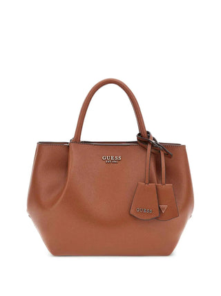 WOMEN'S HANDBAG - GUESS COGNAC - HWBG78 98060
