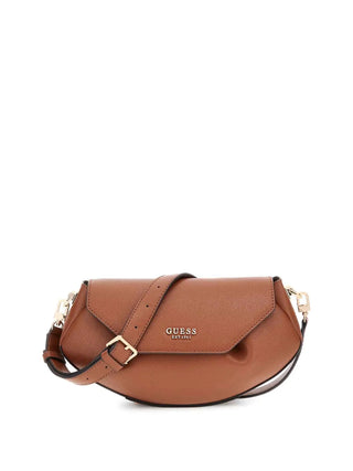 WOMEN'S SHOULDER BAG - GUESS COGNAC - HWBG78 98200
