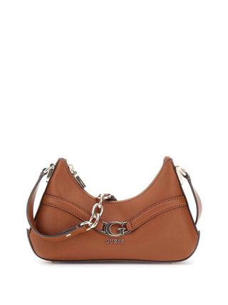WOMEN'S SHOULDER BAG - GUESS COGNAC - HWBG79 93730
