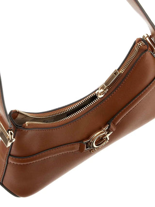 WOMEN'S SHOULDER BAG - GUESS COGNAC - HWBG79 93730 3