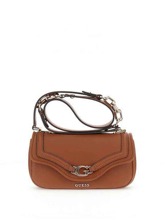 WOMEN'S SHOULDER BAG - GUESS COGNAC - HWBG79 93790