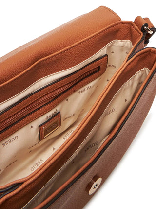 WOMEN'S SHOULDER BAG - GUESS COGNAC - HWBG95 36210 3