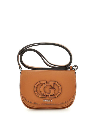 WOMEN'S SHOULDER BAG - GUESS COGNAC - HWBG95 36780