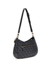 WOMEN'S SHOULDER BAG - GUESS CARBON - HWBG96 72180 2