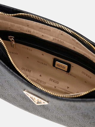 WOMEN'S SHOULDER BAG - GUESS CARBON - HWBG96 72180 3