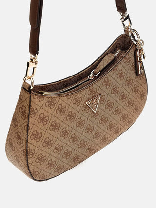 WOMEN'S SHOULDER BAG - GUESS BROWN - HWBG96 72180 3