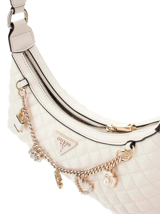 WOMEN'S SHOULDER BAG - GUESS WHITE - HWEG86 79180 3